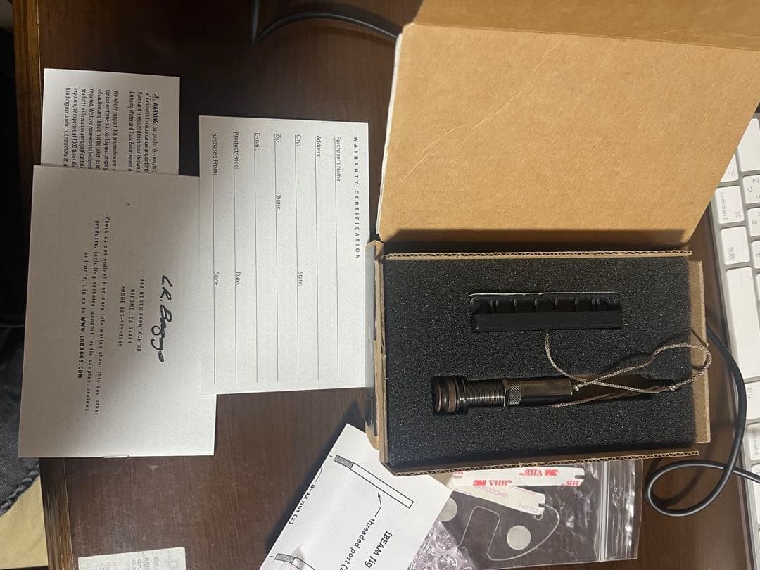 L.R.Baggs iBEAM アコギ用ピックアップ パッシブ 箱・付属品完備