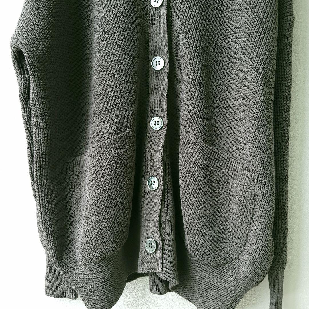 新品未使用タグ付き　ハグオーワー　畦編みニットカーディガン　サイズフリー