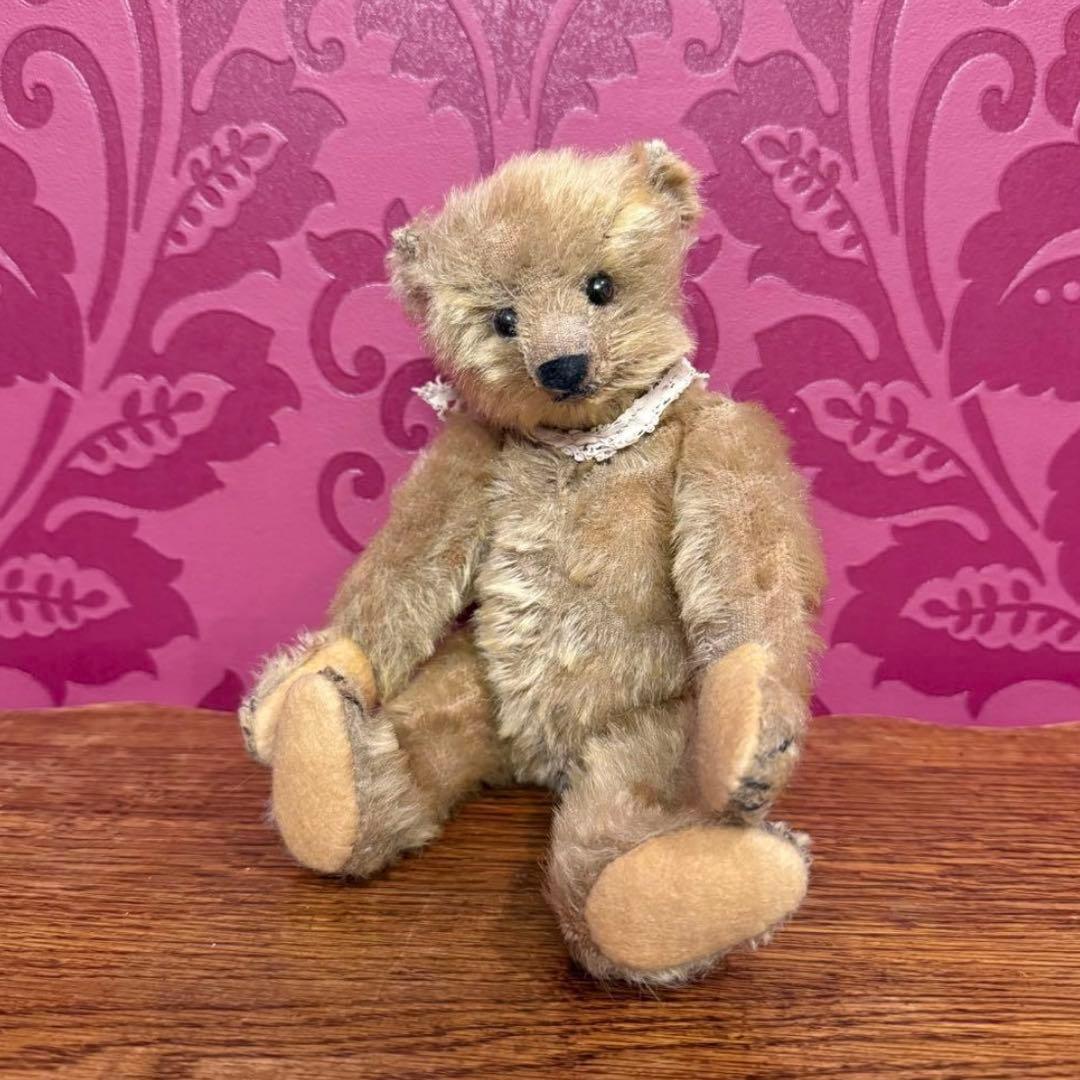 Xmasに　シュタイフ アンティークテディベア　シナモン　22cm Steiff