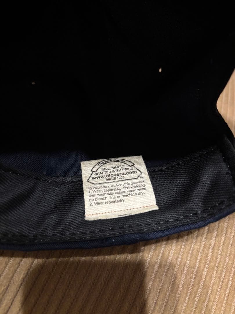 MAKE CLOVERU GREAT AGAIN キャップ　ネイビー