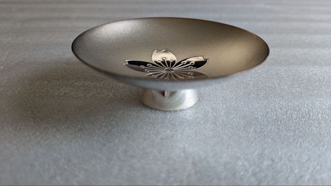 シルバー1000 純銀スプーン2本と純銀盃のセット　計119g