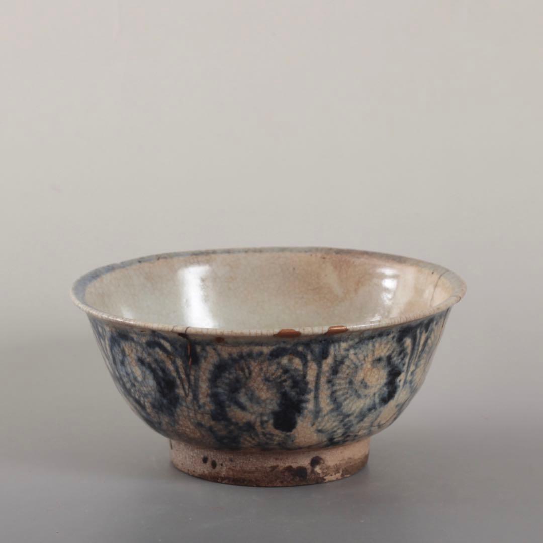 呉州染付 茶碗 18世紀頃 中国美術 古美術 茶道具 古道具 アンティーク