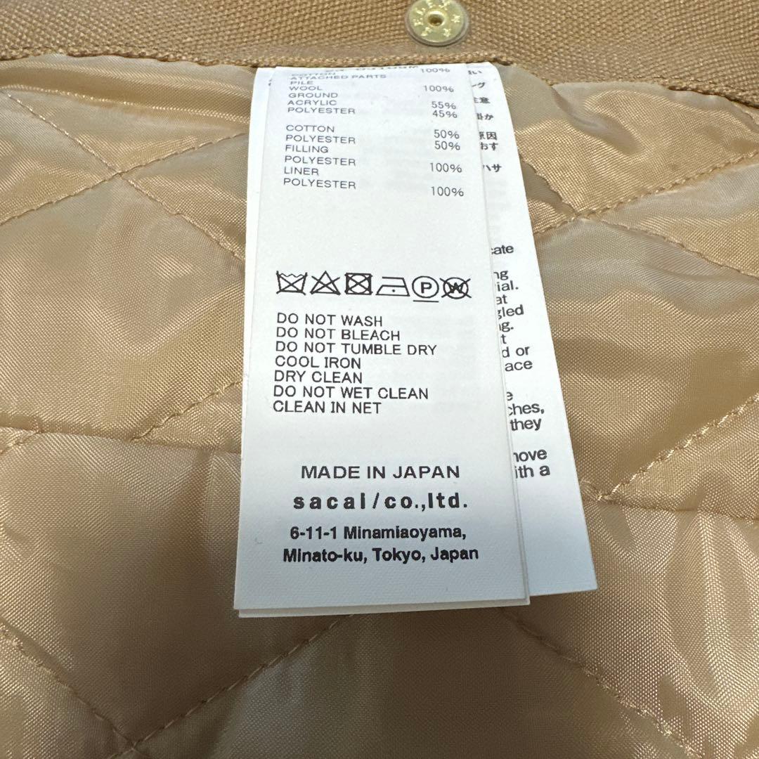 sacai Carhartt WIP シベリアンコート　3サカイ 美品