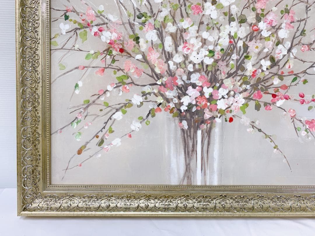 絵画 エイジア イェンセン ピーチ ブロッサム 花 壁飾り