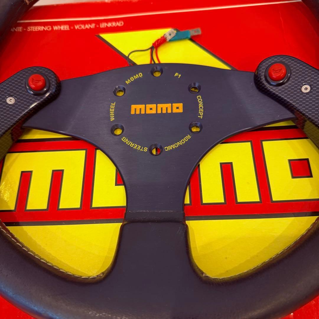 MOMO F1 concept 35cm ステアリング カーボン 希少 ハンドル