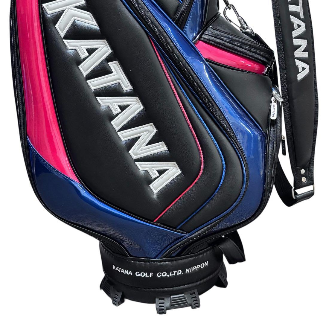 ✨未使用級✨ KATANA カタナ キャディバッグ 9.5型 PUレザー