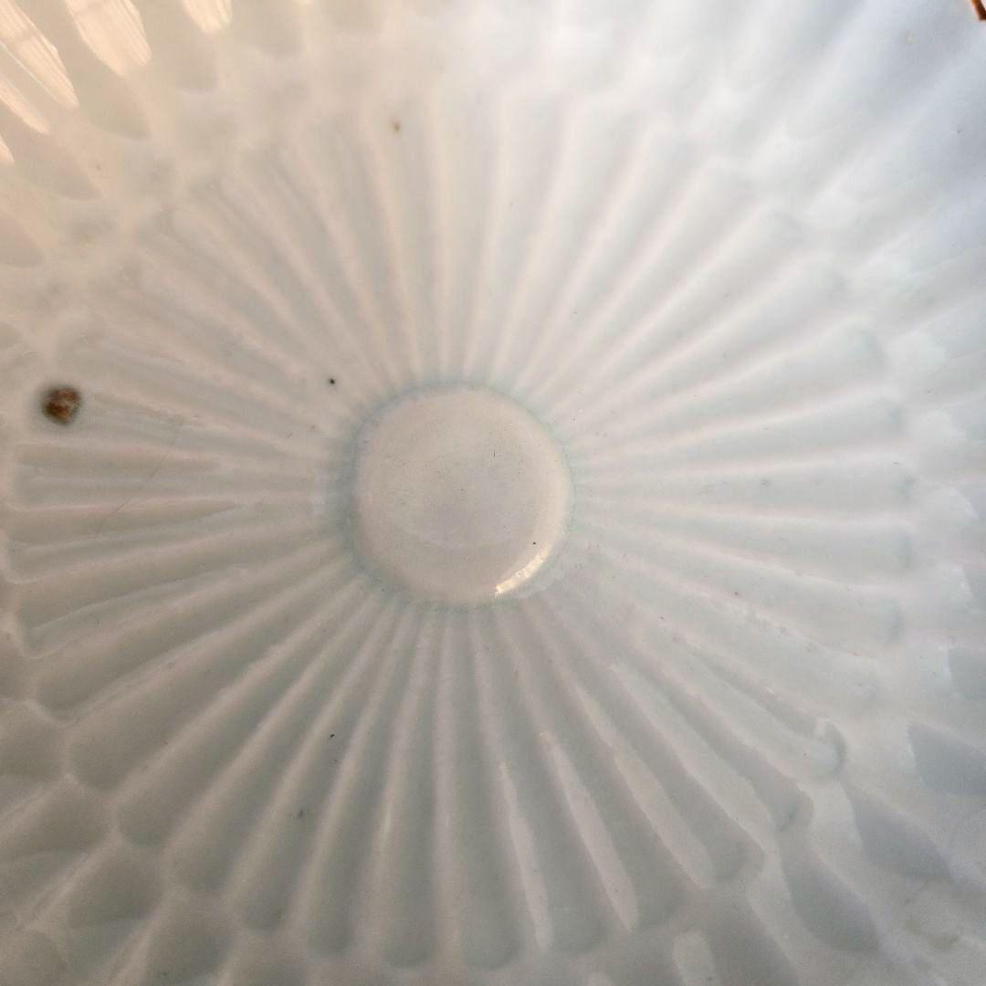 古伊万里　菊花　鎬　小皿　豆皿　江戸時代　アンティーク　骨董