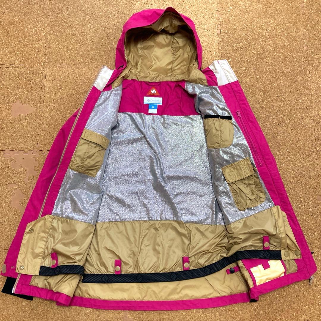 【美品】コロンビア Columbia スキーウェア スキー Lレディースピンク
