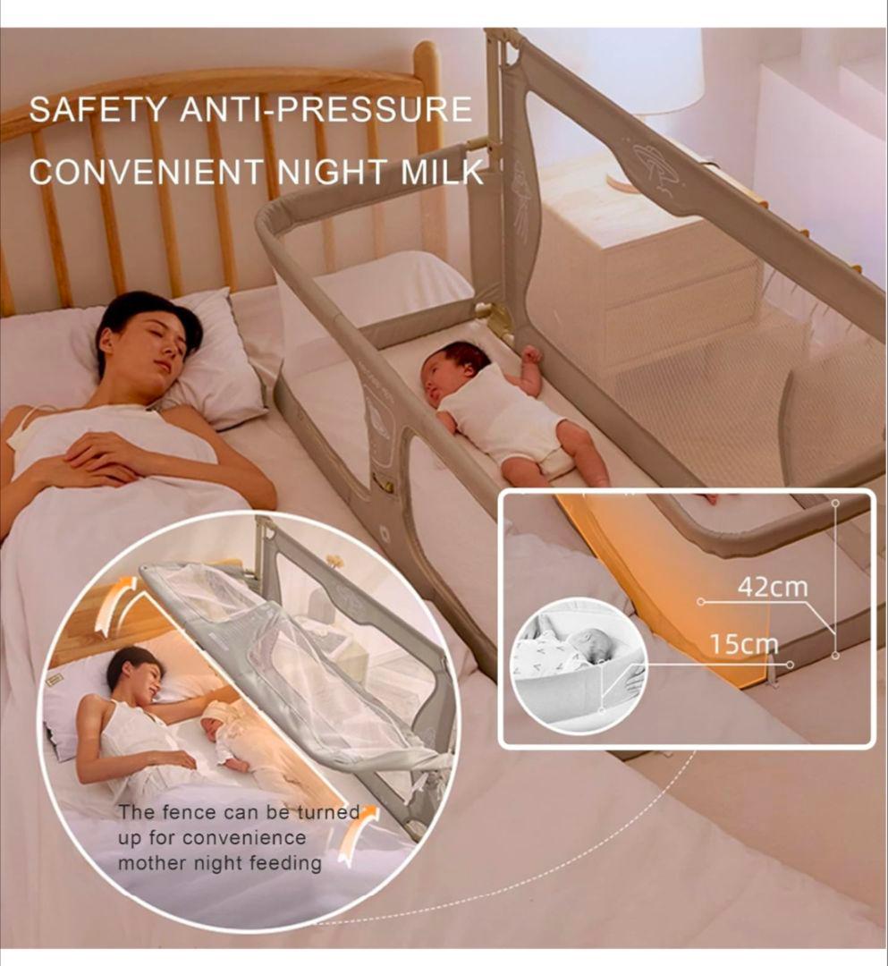 あ*み様 ベビーベッド　ベッドガード　添い寝　120㎝×50㎝