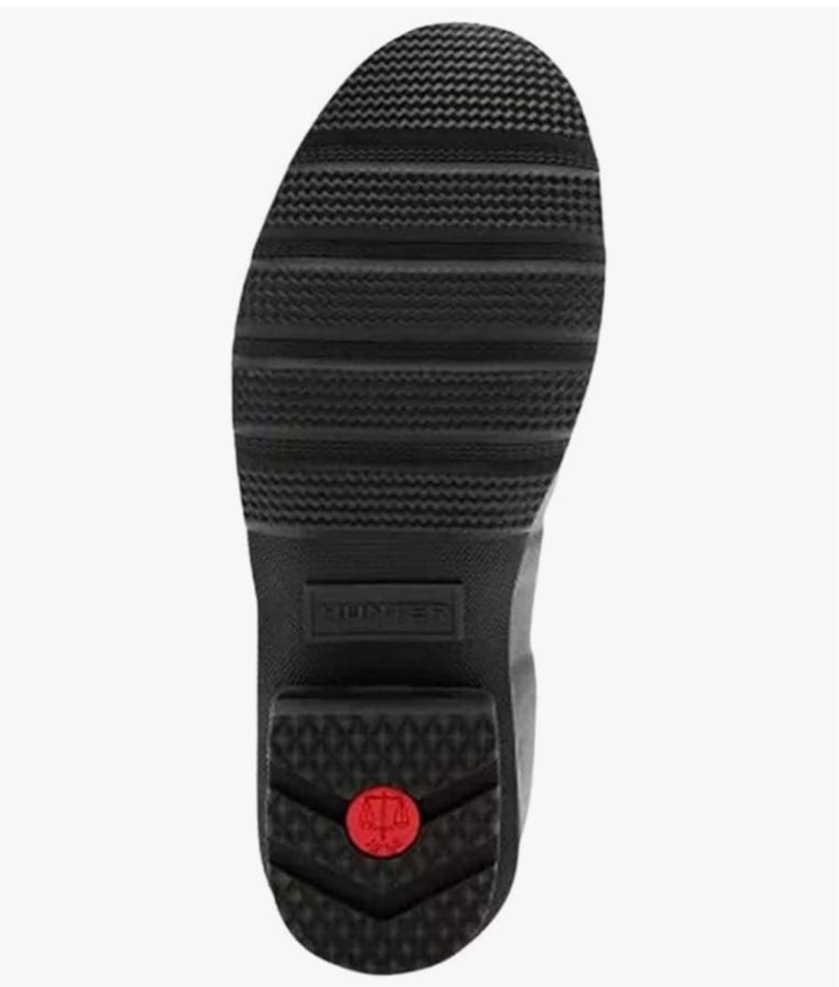 【新品未使用】 HUNTER ハンター　レインブーツ　ロングブーツ　ブラック