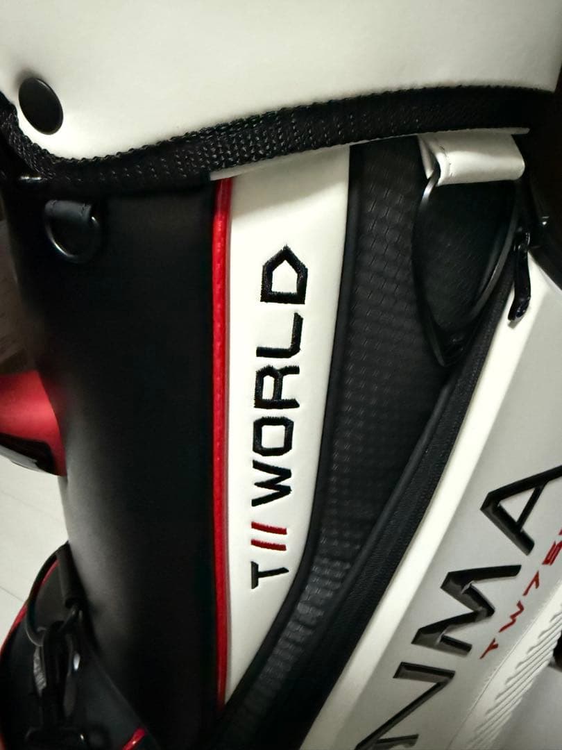 HONMA TW1757 キャディバッグ ホワイト/レッド