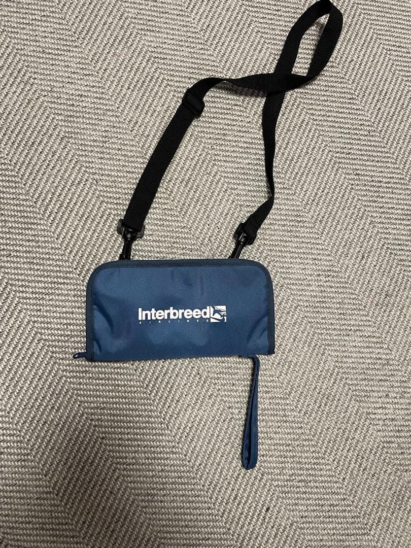 Interbreed トラベルポーチ 青