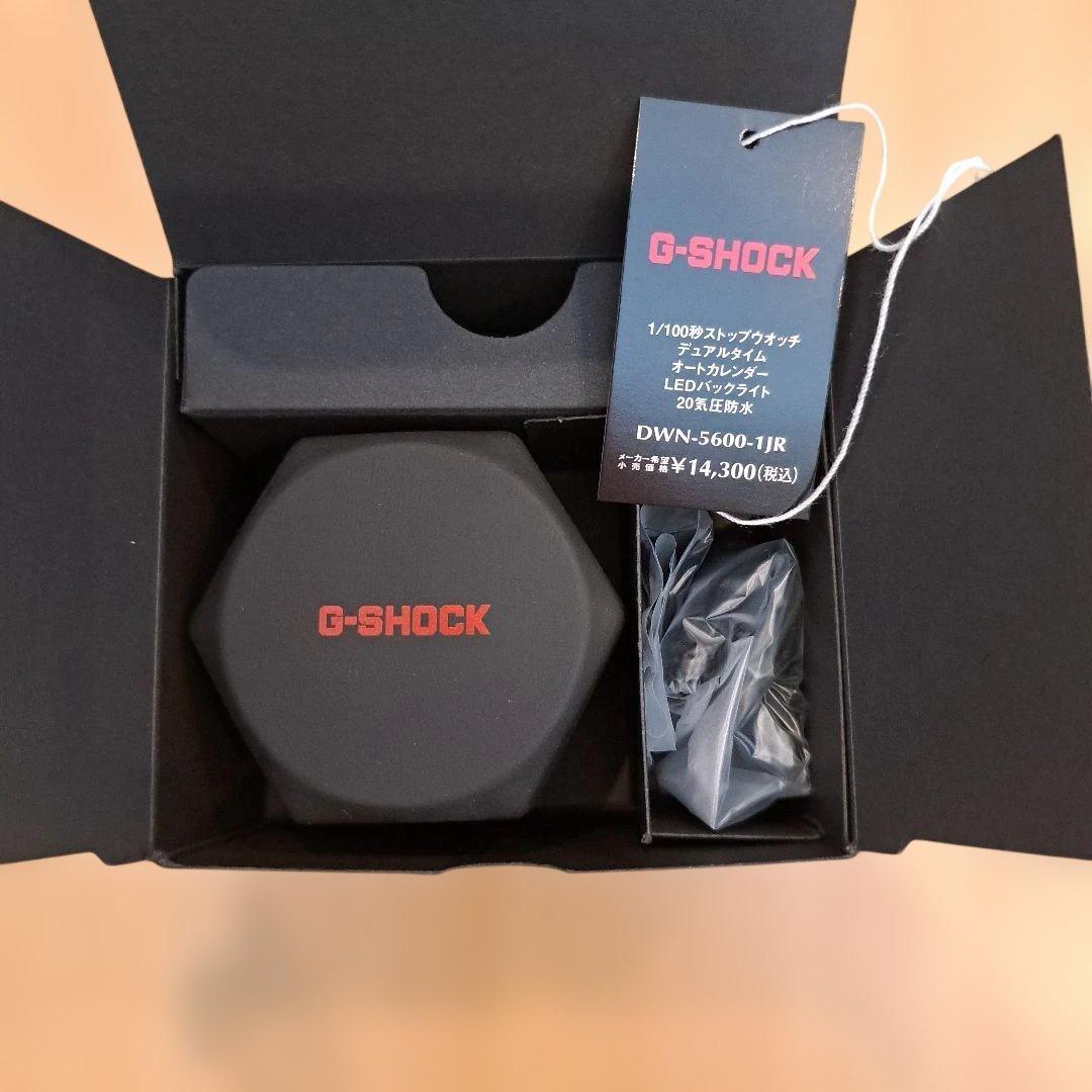 カシオ　リングウォッチ　G-SHOCK DWN-5600-1JR　ブラック