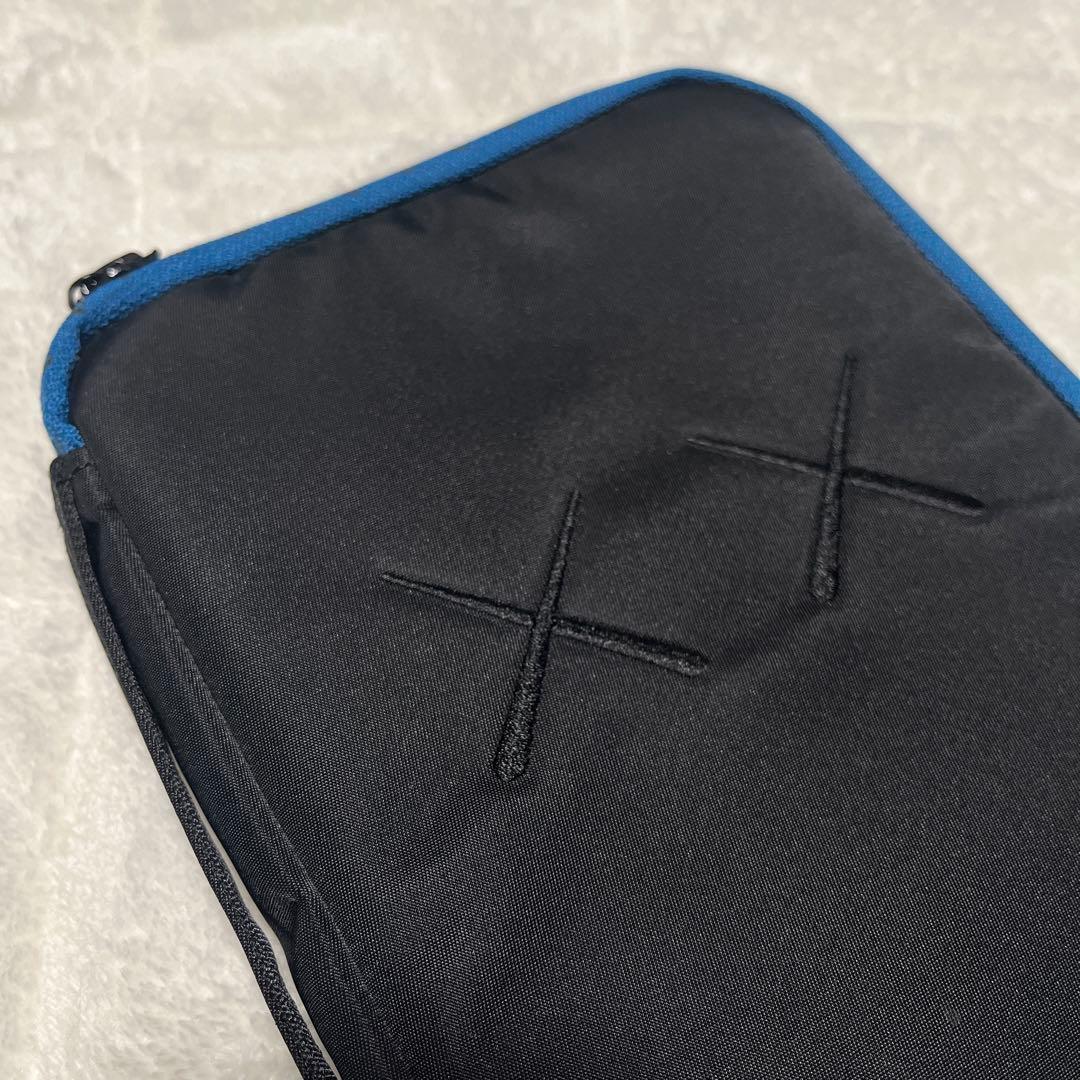 original fake PORTER パスポートケース 黒 青 KAWS