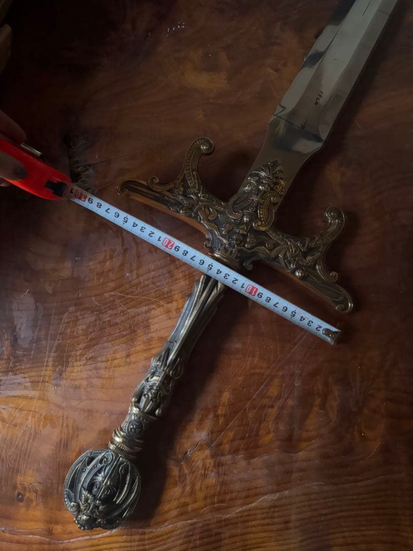 【アンティーク】イングランド14世紀風の装飾剣＊小道具