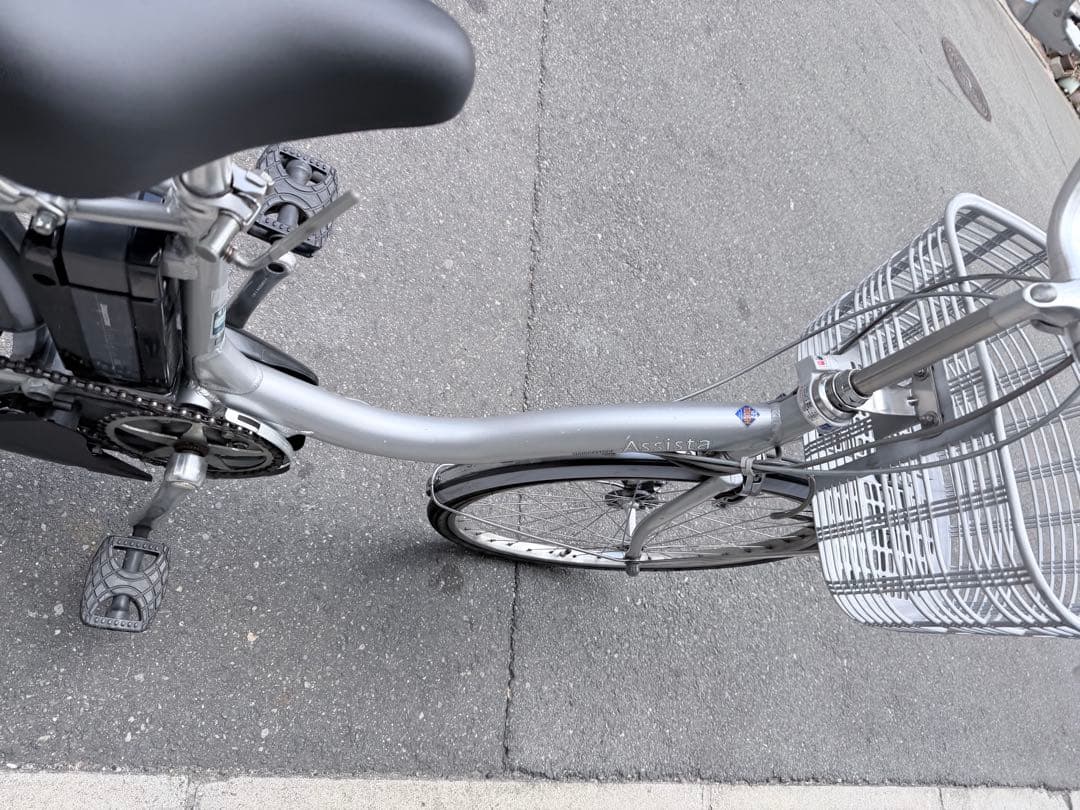 大阪府　ブリヂストン　シルバー 電動アシスト自転車 アシスト自転車