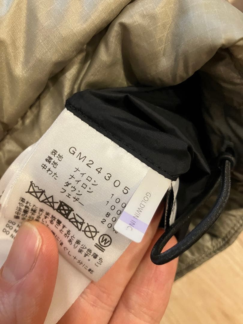 ゴールドウインパーテックスカンタムダウンベストLサイズ