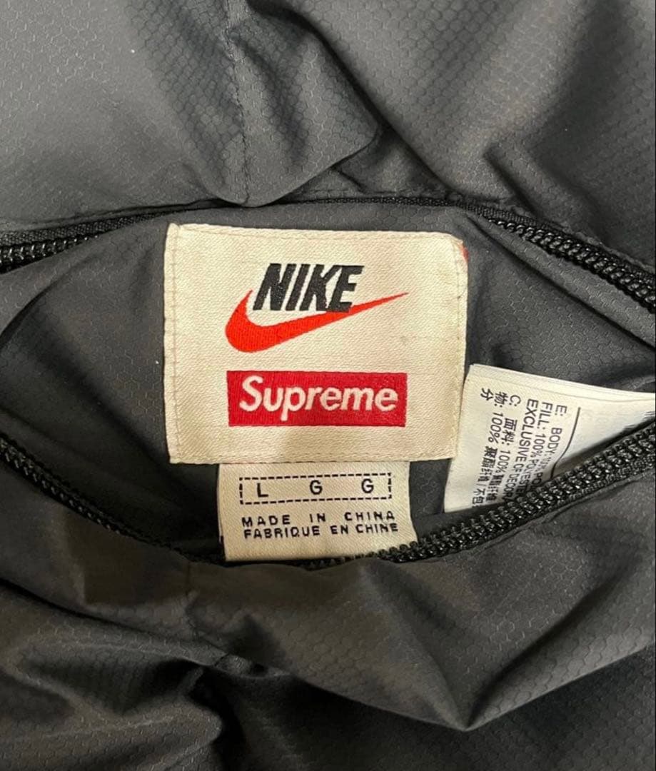 り*ょ様 Nike Supreme reversible puffy ダウン　ジ