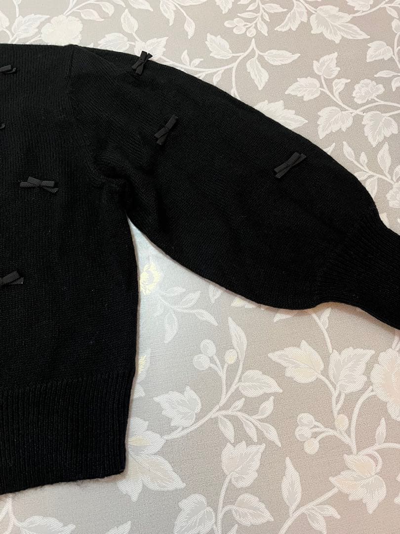 エムズグレイシー未使用プチリボンガーディガン40