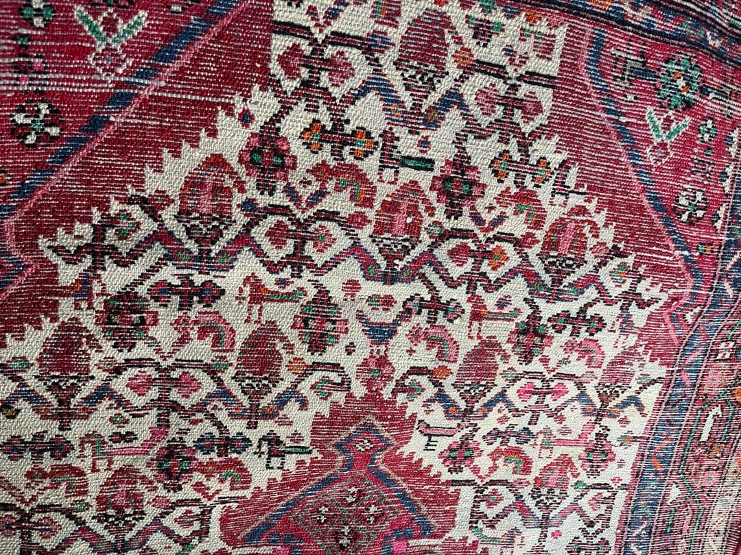 ピンク　ヴィンテージ　トライバルラグ　⭐︎出品6月頭まで