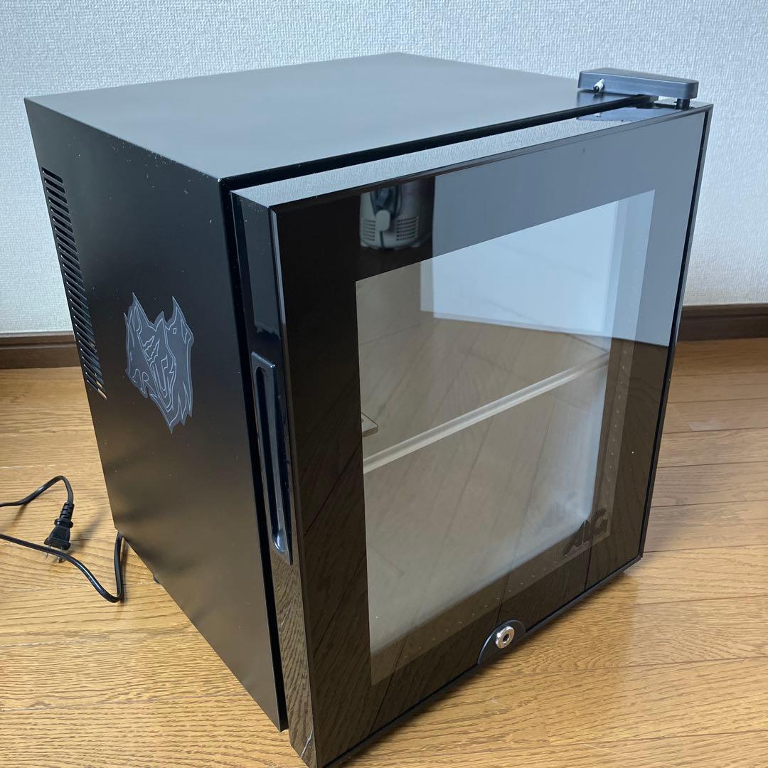 【未使用品】【リモコン付】LED内蔵ミニゲーミング冷蔵庫ALG-GMMFL30L