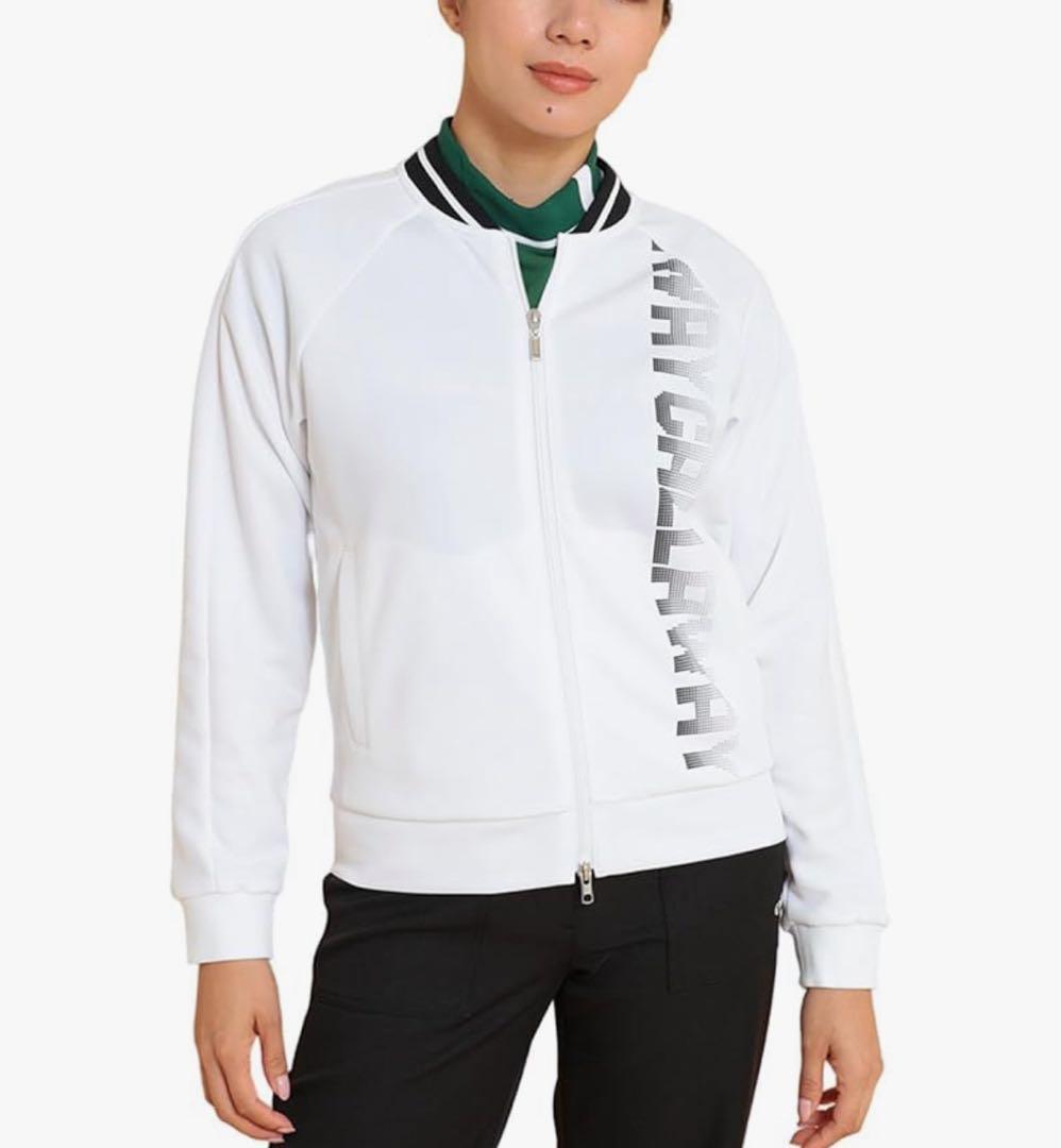 新品　キャロウェイ　レディース　スウェット　パーカー　ジャケット　ホワイト　XL