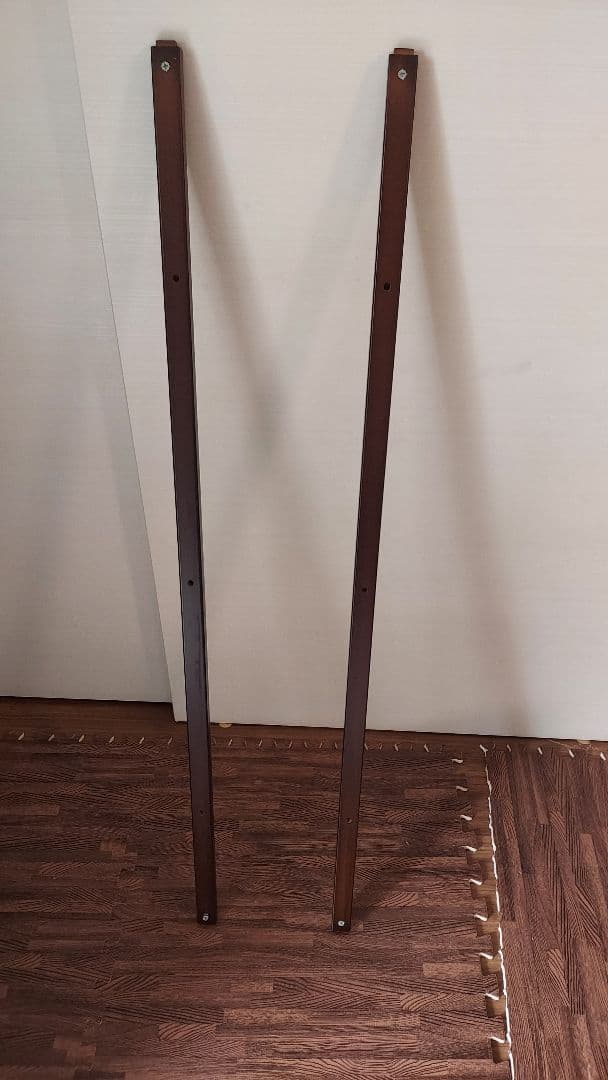 【miさん専用】木製ベビーベッド ダークブラウン