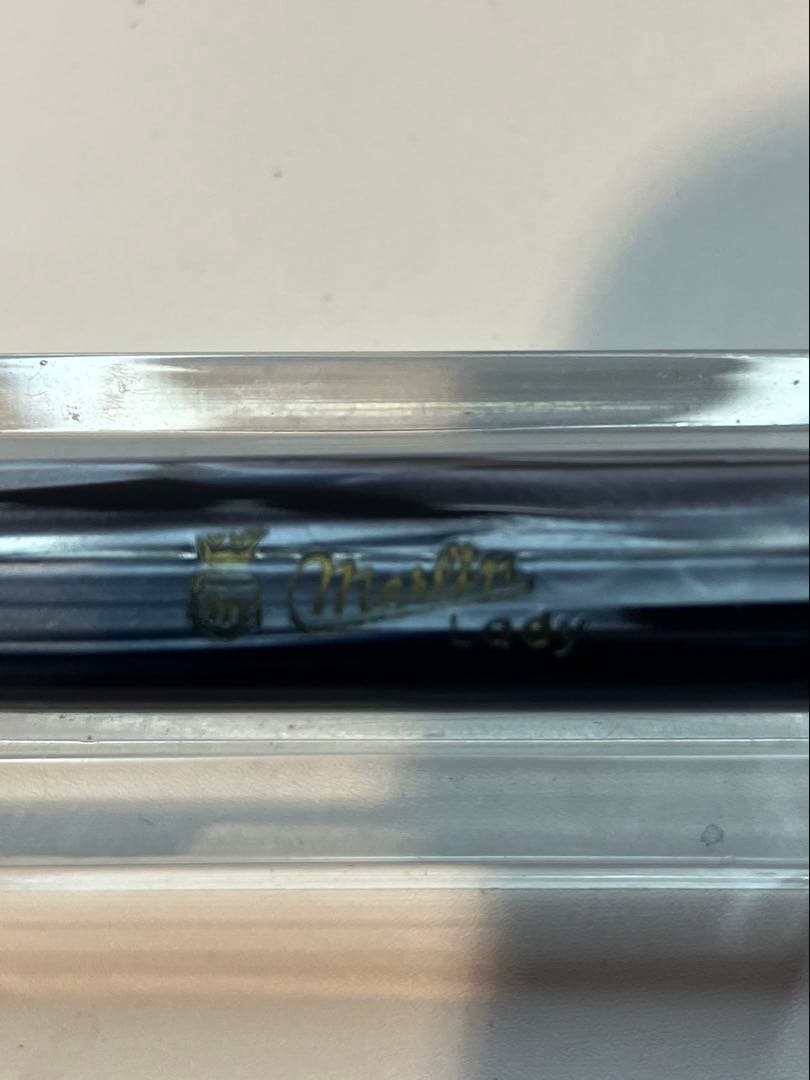 MERLIN　lady 万年筆　1950's ストライプ　EF　Ladyサイズ