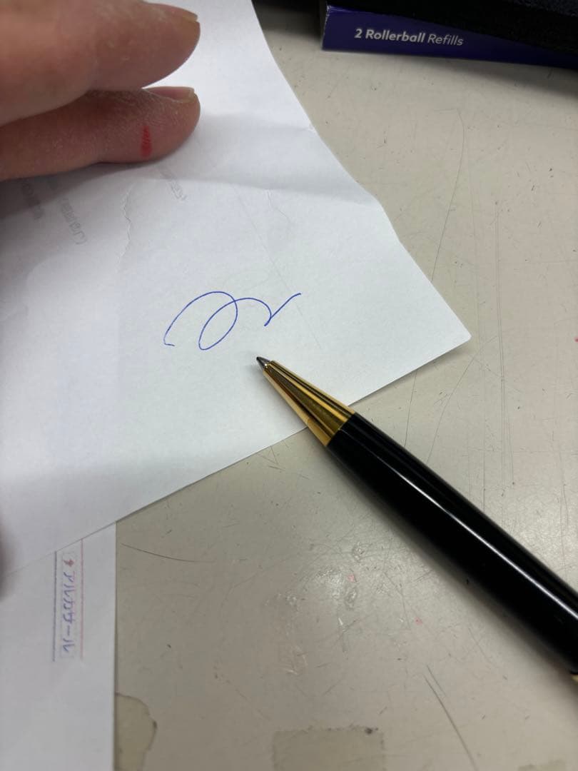 B4998【美品】モンブラン　ボールペン　替芯付き