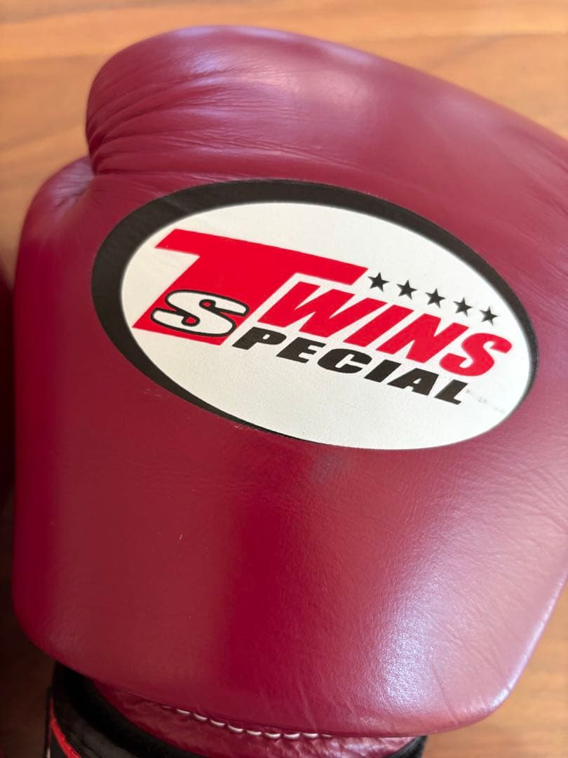 TWINS SPECIAL ボクシンググローブ 16oz ワインレッド