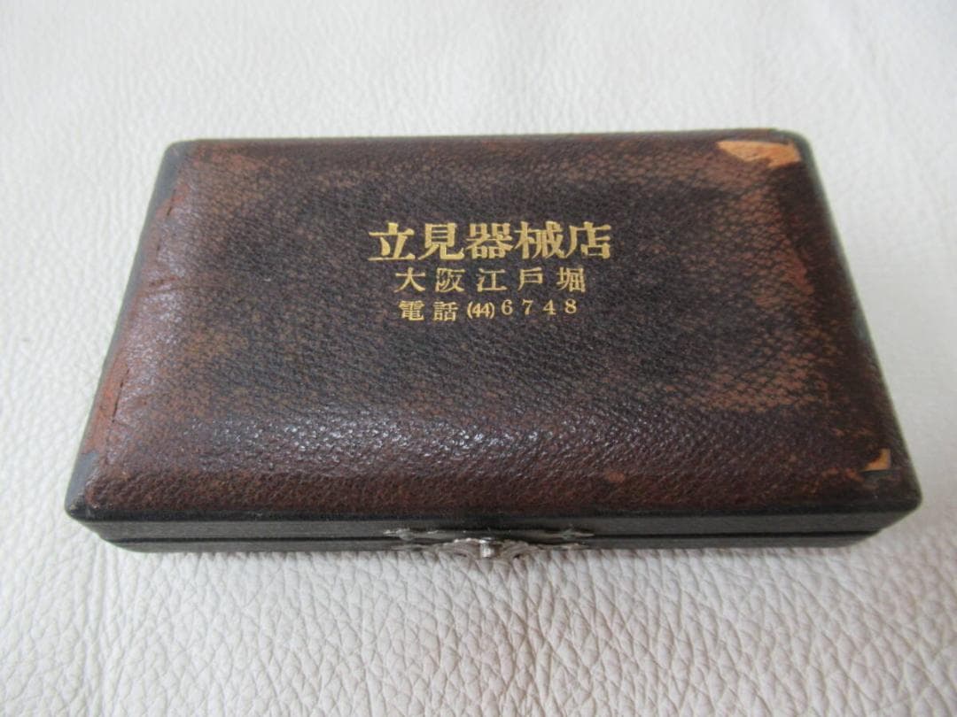 極希少美品 明治28年共箱付◆日本近代眼科の父 河本重治郎博士発明 検眼鏡セット