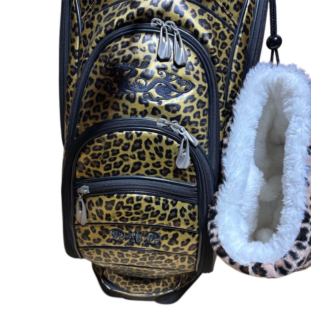 【希少・高級】Dance With Dragon キャディバッグ レオパード柄