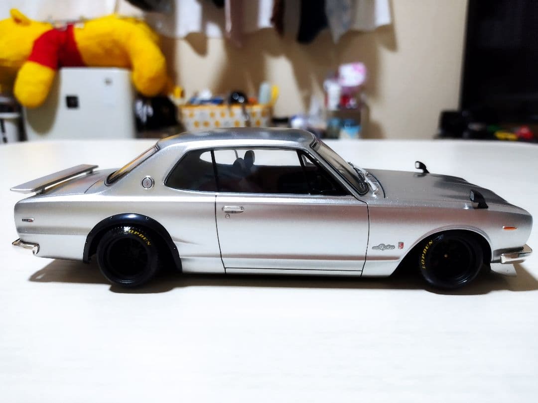 アオシマSKYLINE ハコスカ 2000GT-R KPGC10