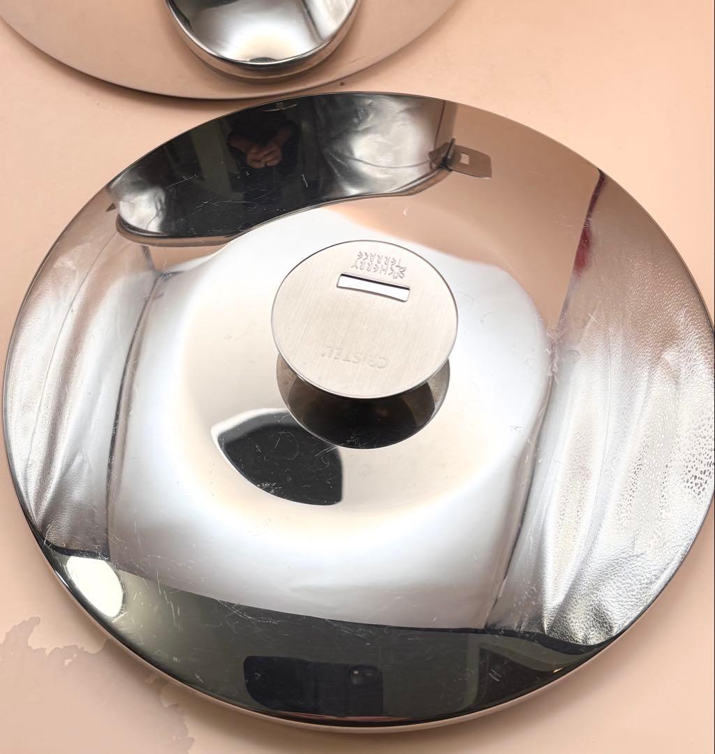 24cm　CRISTEL クリステル グラフィット　深鍋