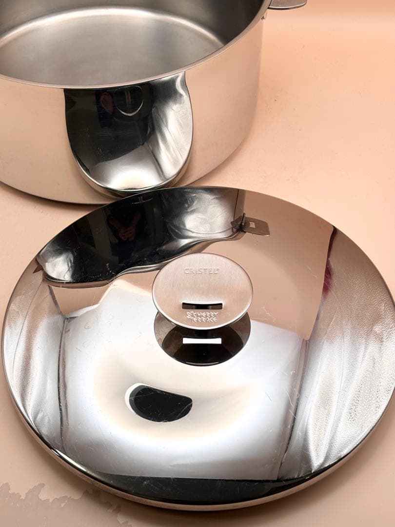 24cm　CRISTEL クリステル グラフィット　深鍋