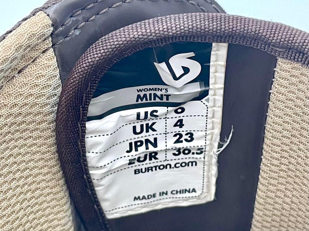 【クリーニング済】Burton MINT 23cm SpeedZone ブーツ