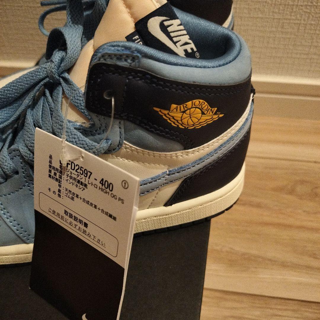 19cm NIKE　JORDAN1 RETRO HIGH OG （PS）