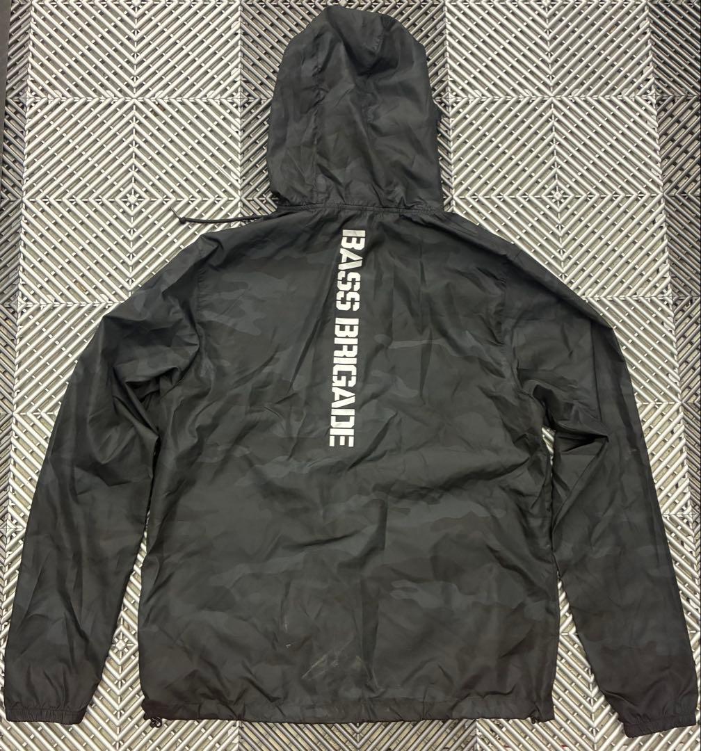 美品！ブラックカモ！バスブリゲード ライトウェイト ウィンドブレーカー