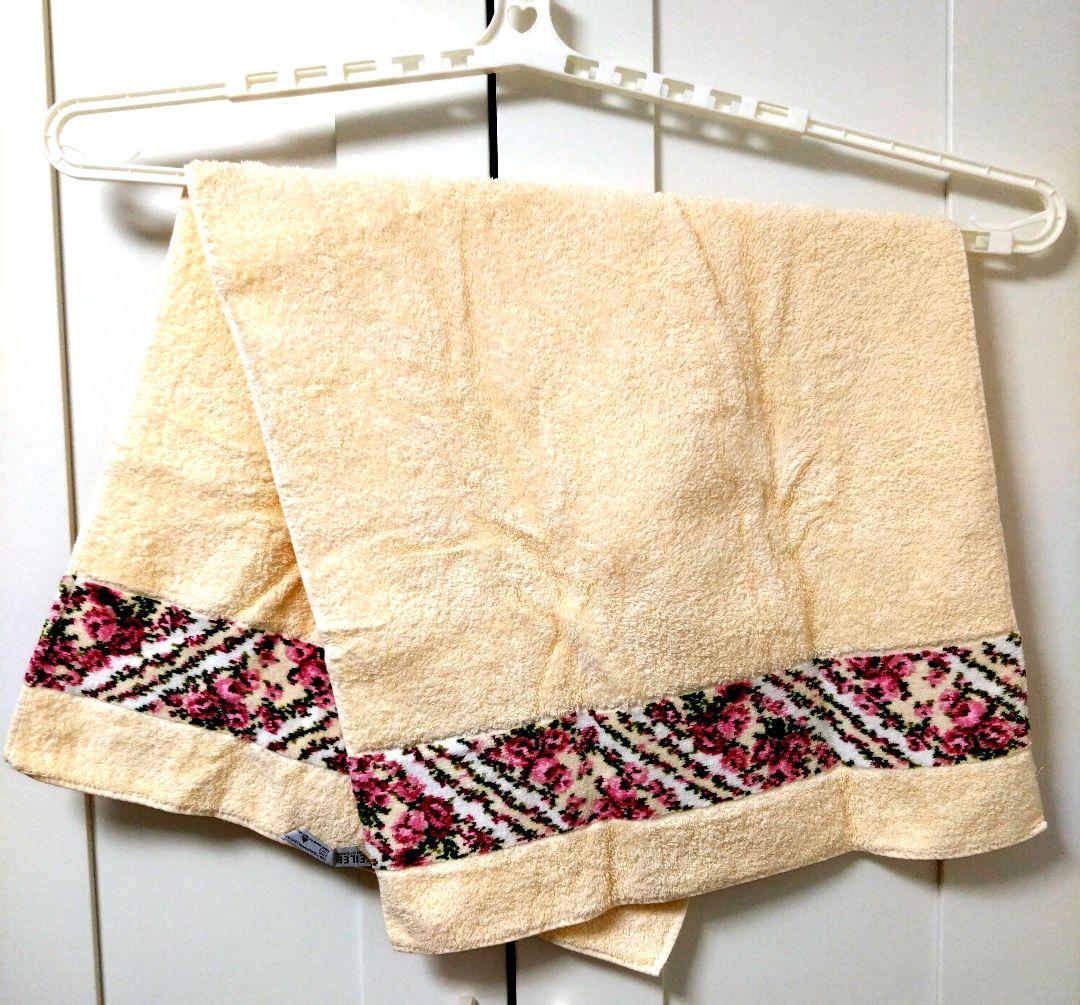 【新品未使用】FEILER (フェイラー)花柄 バスタオル 2枚セット