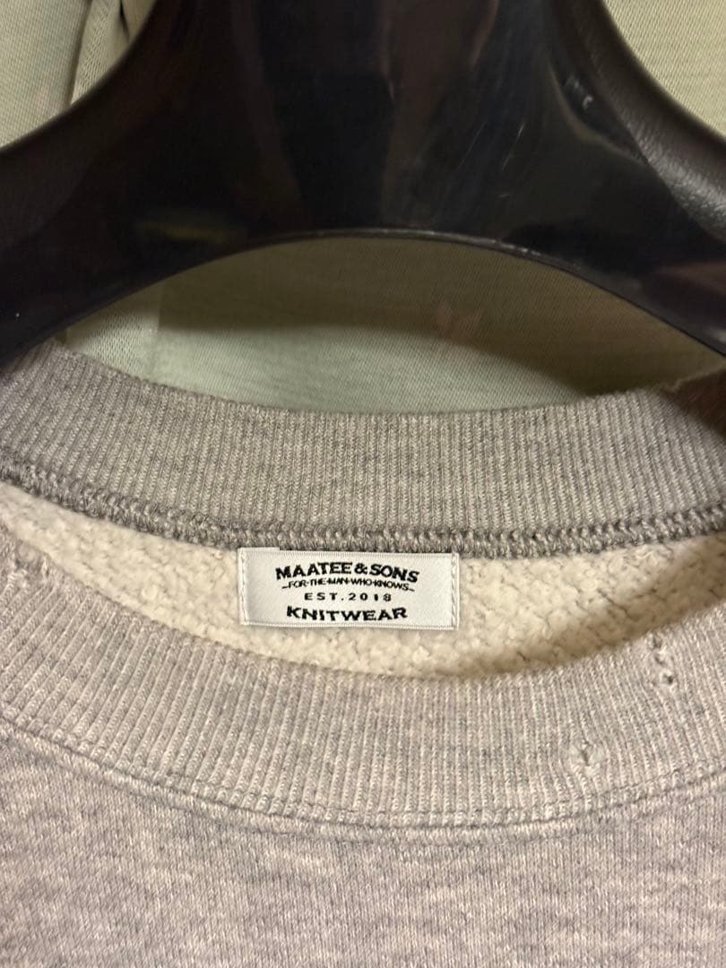MAATEE&SONS 25SS PRINT SWEATサイズ3