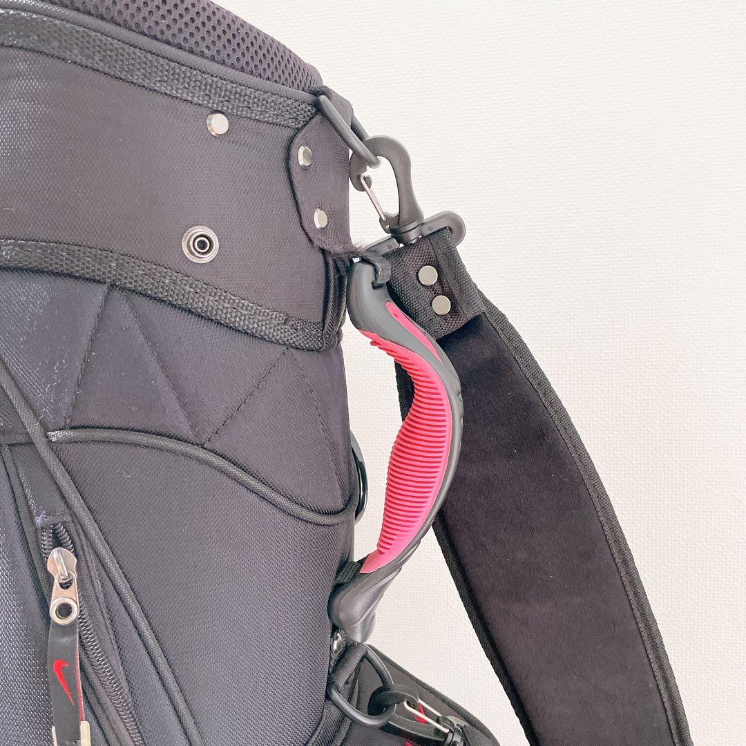 廃盤　NIKE ナイキゴルフ　キャディバッグ ブラック/レッド