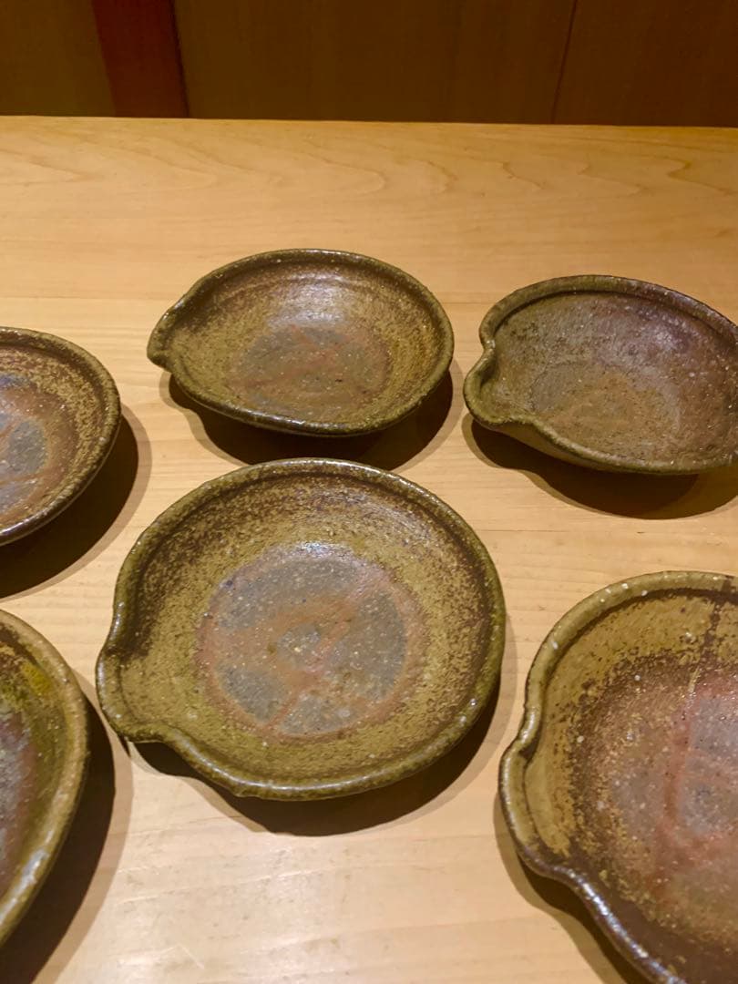 【希少 和歌山時代】6客セット 平岡仁 備前 片口小鉢