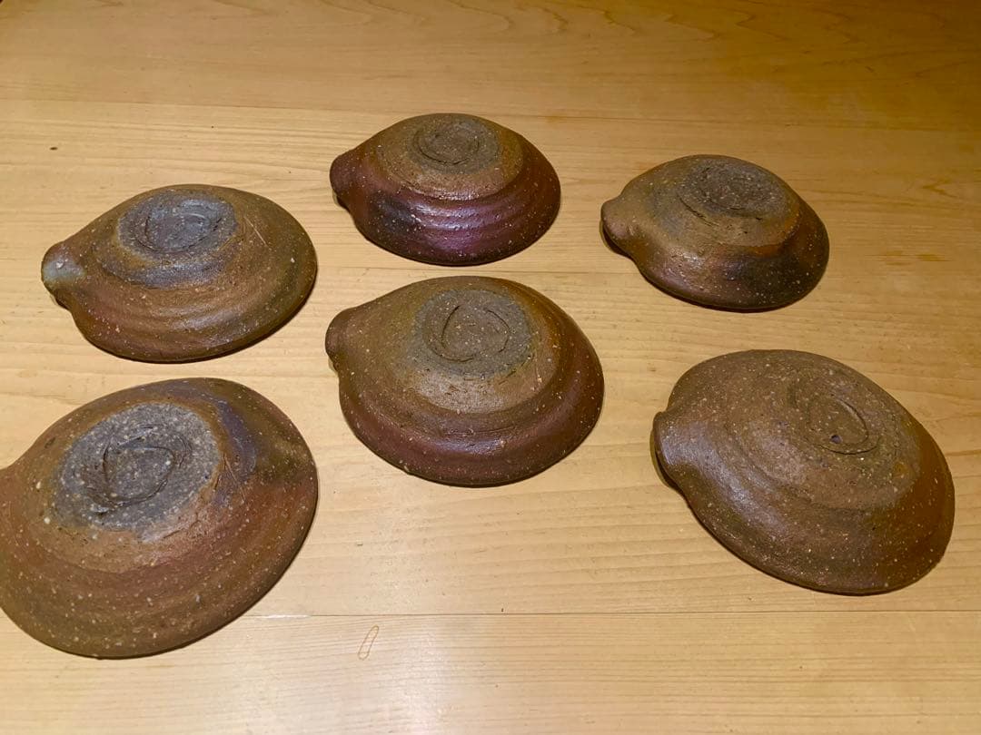 【希少 和歌山時代】6客セット 平岡仁 備前 片口小鉢