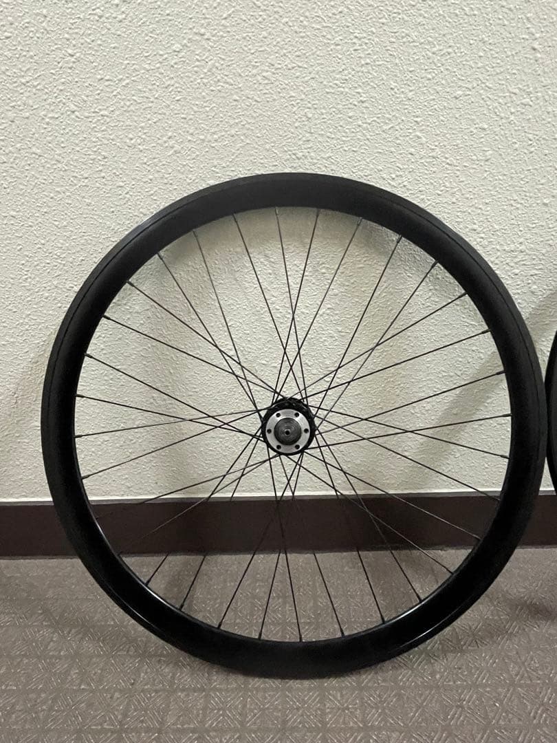 ピストバイクホイール 前後セット 競輪 700c ディープリム
