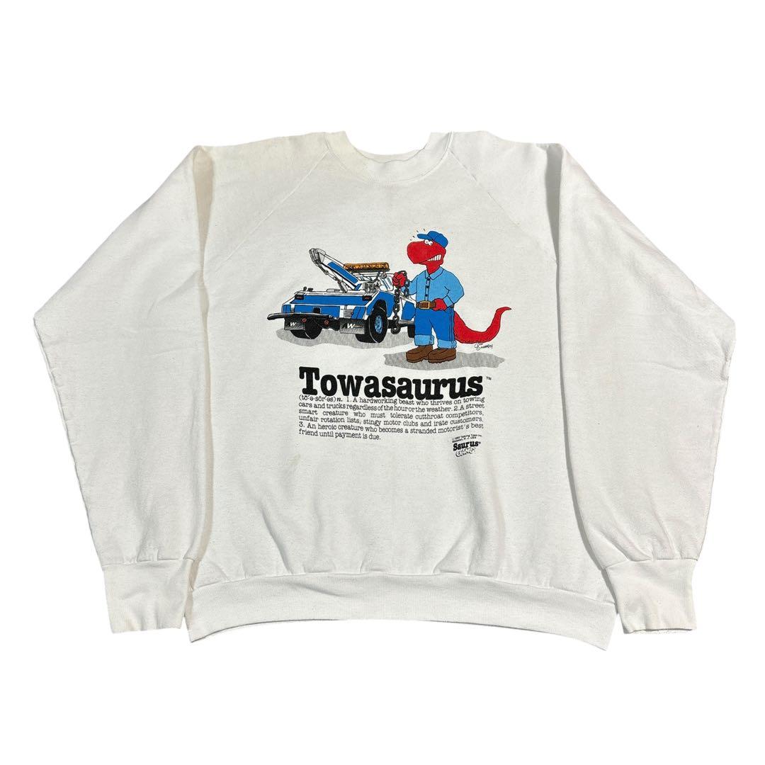 トップス 90s Towasourus Dinosaur Sweatshirt