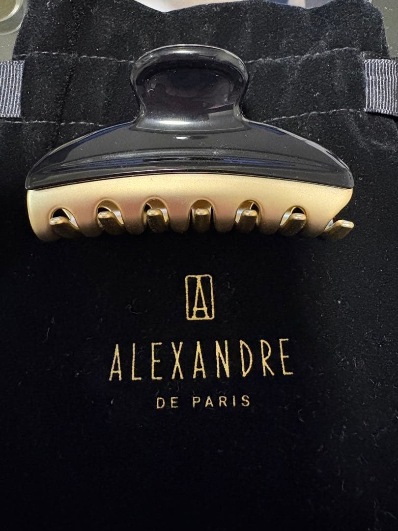 ALEXANDRE DE PARIS クリップ ブラック