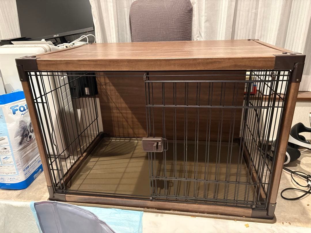 アイリスオーヤマ　ウッディサークル PIWS-960 ゲージ　犬用　中古