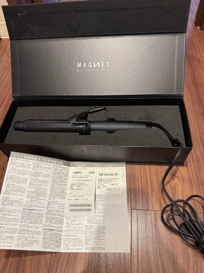 クレイツ　マグネット　ヘアプロ　カール　ヘアアイロン 38mm