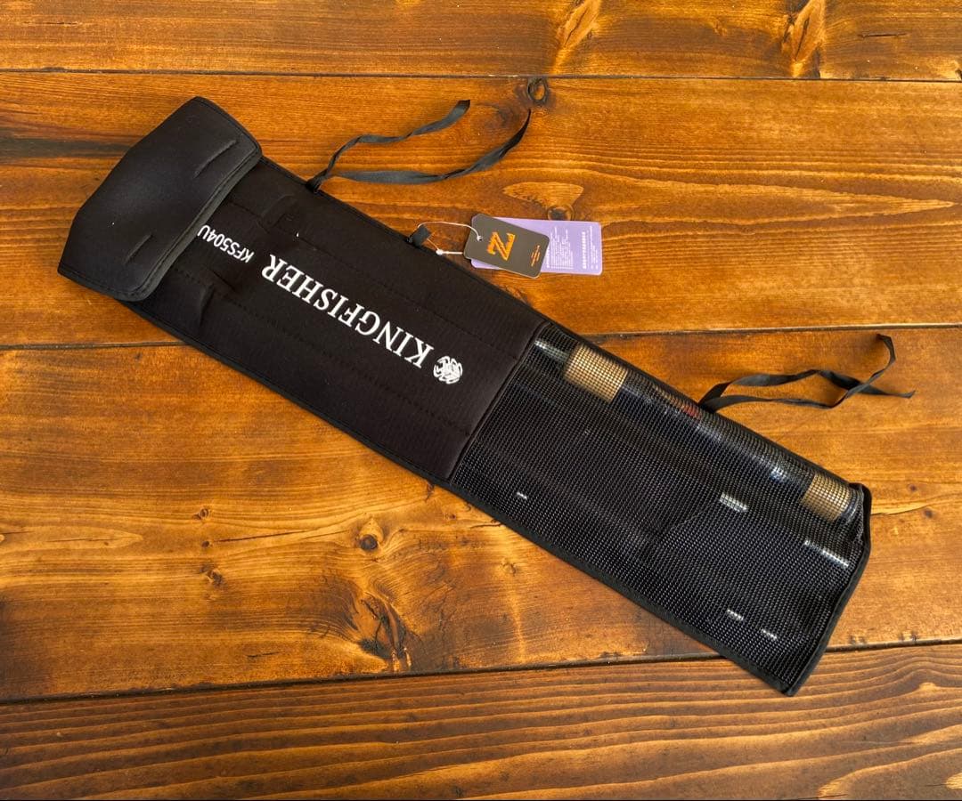 トラウトロッド　パックロッド　スピニングロッド　渓流釣り　グラス　カワセミ模様