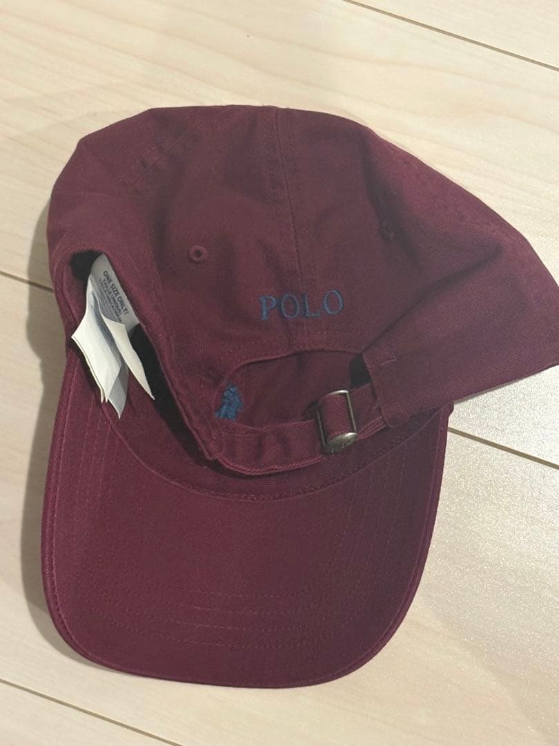 Ralph Lauren バーガンディ キャップ